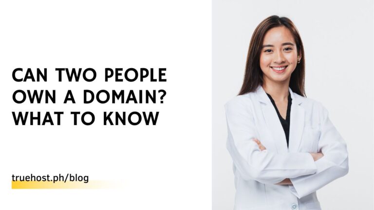 Can Two People Own a Domain? What To know