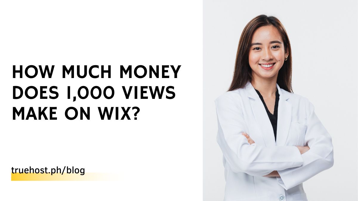 How Much Money Does 1,000 Views Make on Wix?