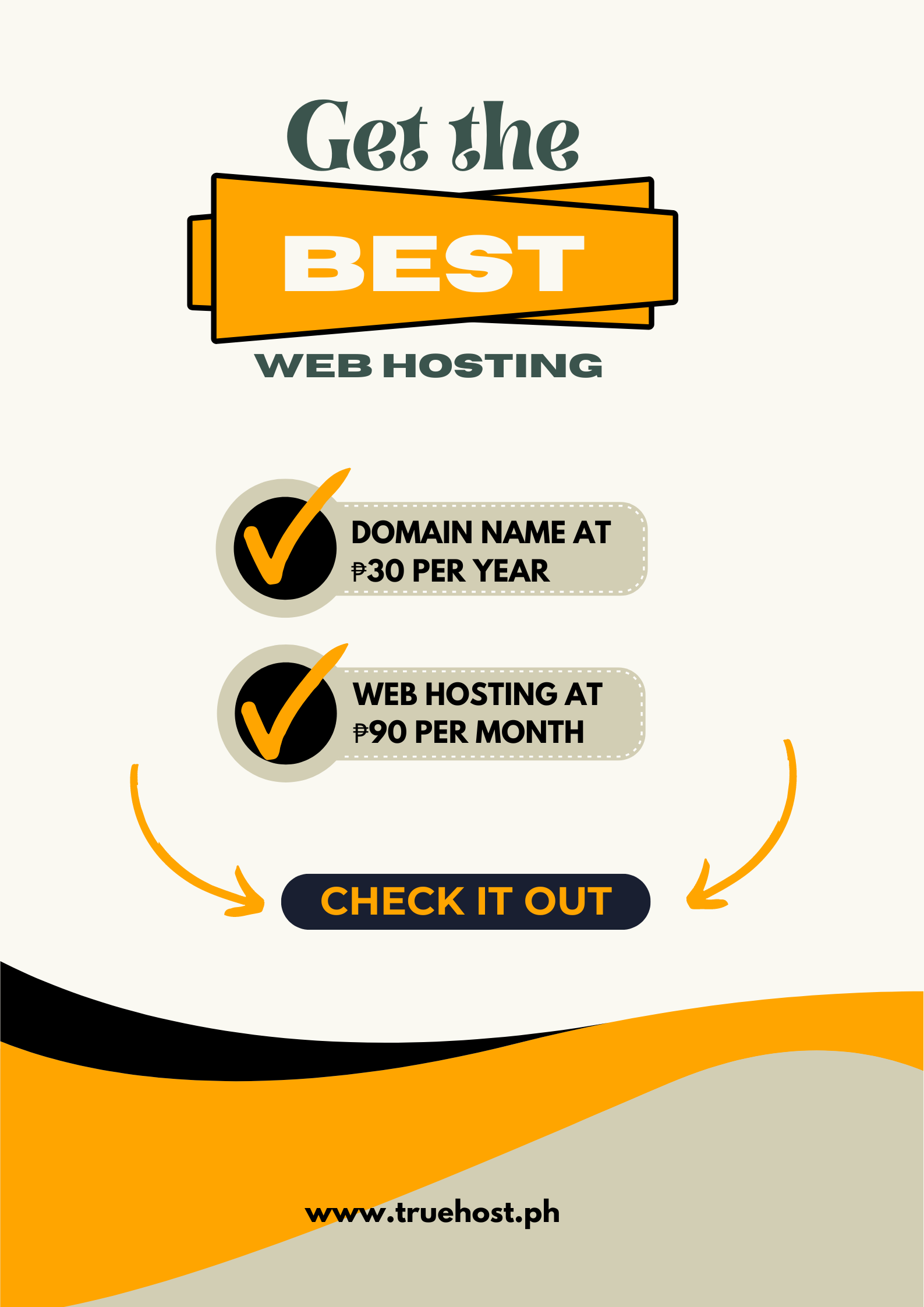 web hosting top banner