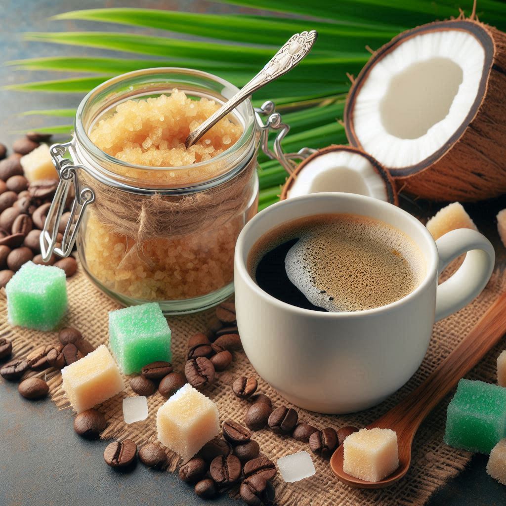 Pandan flavored coconut sugar, a unique Filipino food product.