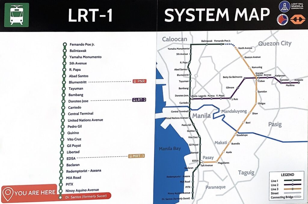 LRT-1 Stations in Order