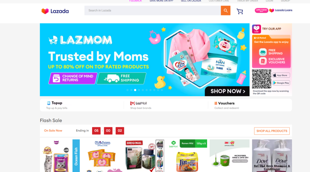 Lazada is backed by Alibaba, so you know it is legit.