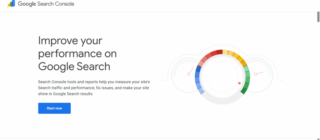 A Screenshot of Google Search Console