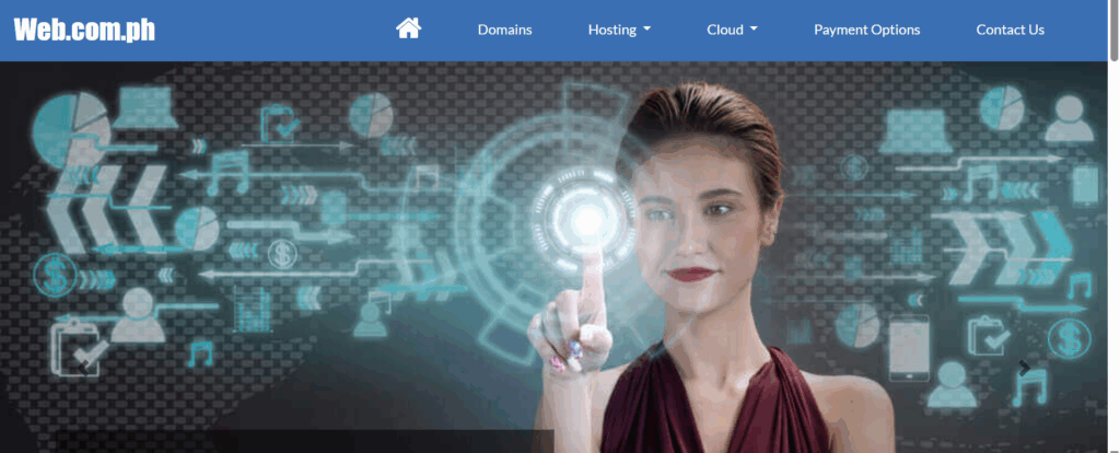 a screenshot of web.com.ph domain registrar in in the Philippines