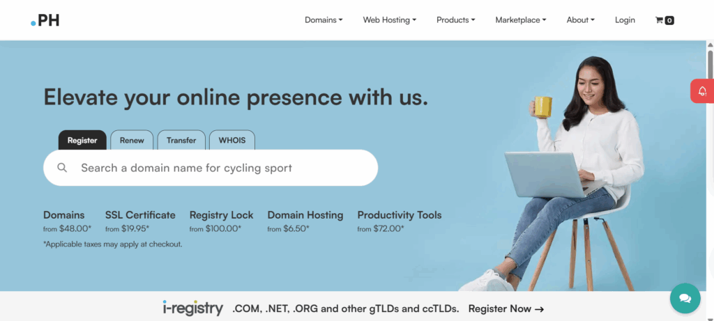 a screenshot of dotPH