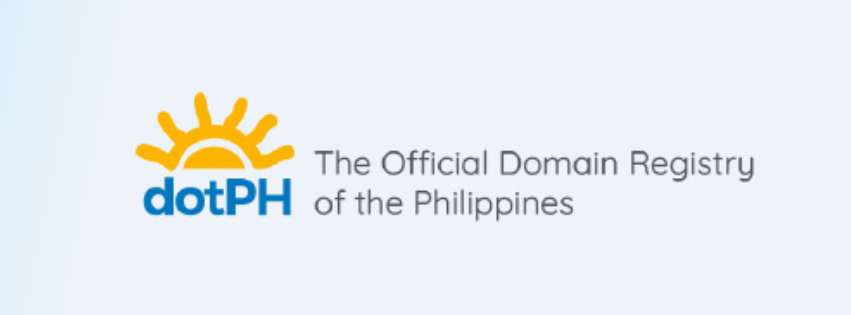 the dotph logo, the official domain registry if the Philipines