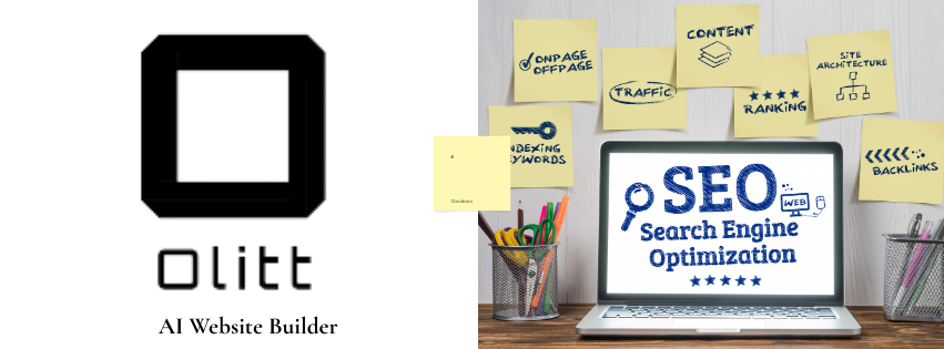 Olitt AI website builder and its capabilities creating SEO capable site