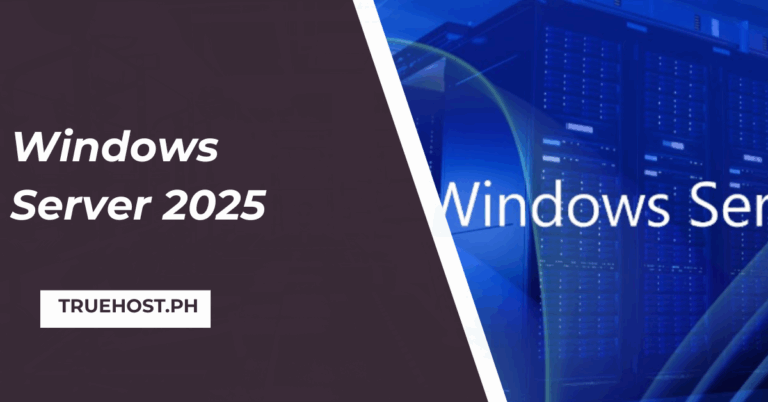 A windows server 2025 logo and title
